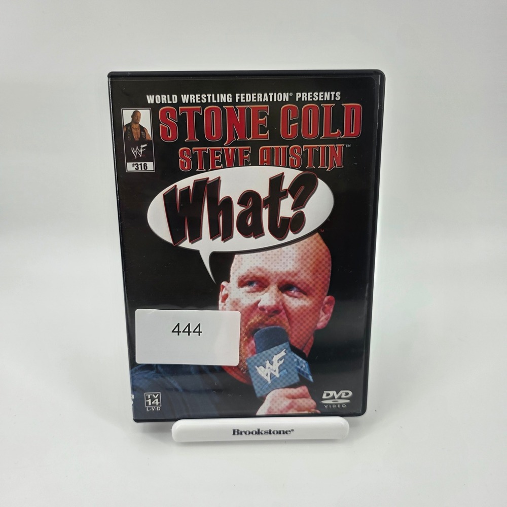 WWF Stone Cold Steve Austin What? DVD 2002 World Wrestling Federation Vintage